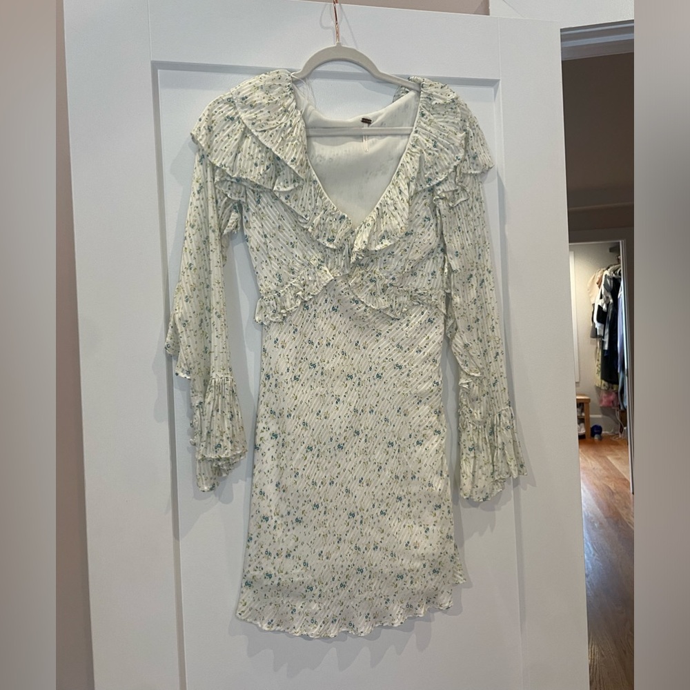 Feee people long sleeve mini dress